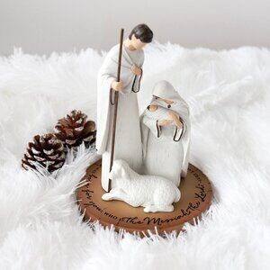 A Savior Is Born--Holy Family Sculpture - NWT
